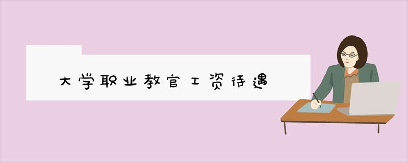 大学职业教官工资待遇