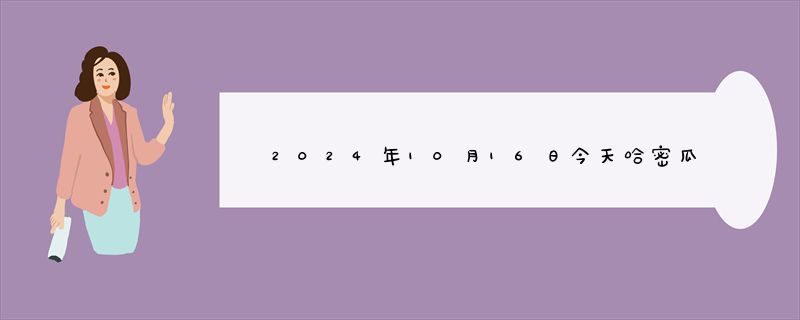 2024年10月16日今天哈密瓜价格今日最新价格报价