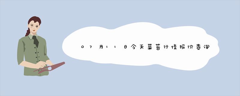 07月11日今天菜苔行情报价查询